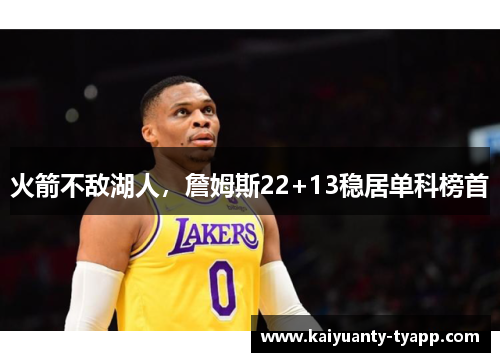 火箭不敌湖人，詹姆斯22+13稳居单科榜首